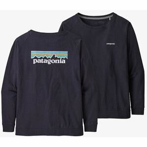 PATAGONIA Women's Long-Sleeved Pastel P-6 Logo Responsibili-Tee